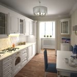 Vita möbler i köket