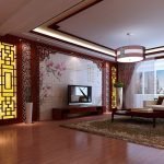 Sala de estar de estilo chino