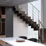 Escalier moderne dans la maison