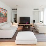 Obývací pokoj s paralelním uspořádáním