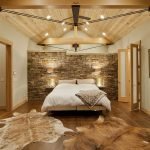Light wood ceiling