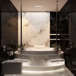Luksusowa łazienka w prywatnym domu