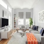 Útulný obývací pokoj v bytě