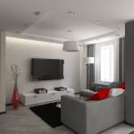 Moderne rom i leiligheten