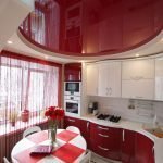 Design in red and white