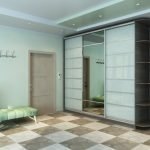 Wardrobe for an entrance hall in a private house