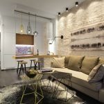 Studio de 26 m² dans le style loft