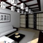 Lys stue i orientalsk stil