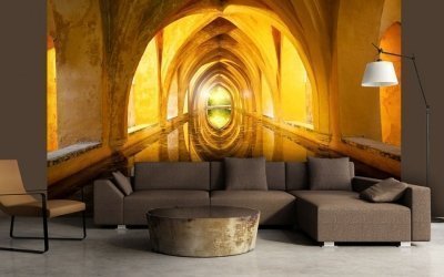 3D wallpaper sa isang modernong interior +75 mga larawan
