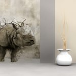 Rhino sur le mur