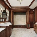 Vintažinio stiliaus vonios kambarys