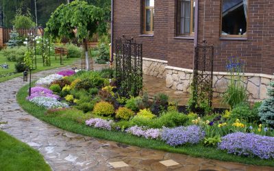Faire un jardin devant la maison: des idées de bricolage