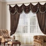 Curtains in ruffles