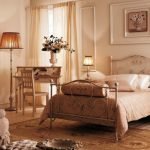 Sypialnia w stylu vintage