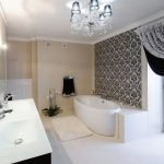 Damascus trong trang trí phòng tắm