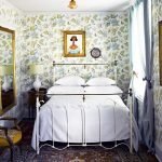Vintage slaapkamer interieur