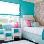 The combination of turquoise with pink