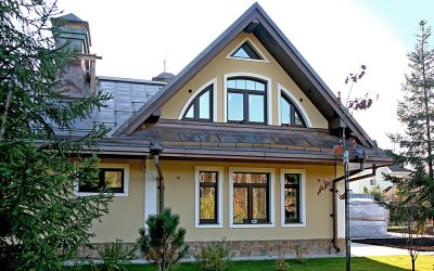Design av fasader på private hus