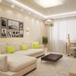 Světlý obývací pokoj