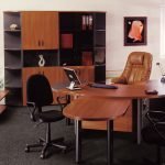 Mediniai biuro baldai