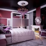 Trang trí phòng ngủ màu tím