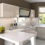 White color in the decor of the kitchen