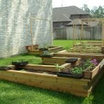 Wooden containers for the garden