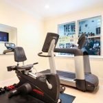 Fitness room in the apartment