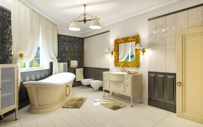 Banheiro estilo clássico: design de interiores