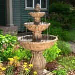 Fountain in front of the house
