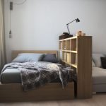 Rozdělení mezi ložnicí a obývacím pokojem