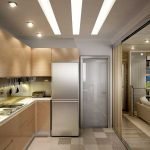 Таванно осветление в кухнята