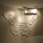 Bas-relief butterfly