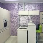 Ang pampalamuti na plaster ng Lilac