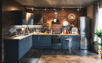 75 eksempler på loft-stil kjøkkeninnredning