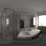 Salle de bain de style contemporain