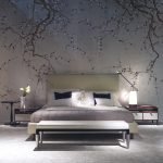 Wall mural with tree branches