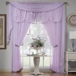 Pale lilac curtains