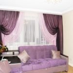 Sofà de color lila