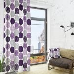 Interiérové ​​prvky ve fialových barvách