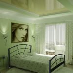 Зелен интериор на спалнята