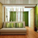 Style Art Nouveau dans la chambre verte