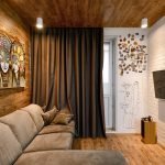 Wood living room