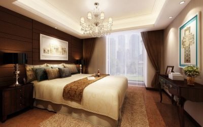 Kahverengi yatak odası: 75 tasarım örneği