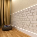 Modern vägg- och golvdekoration