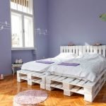 Lavendelwanden in de slaapkamer