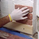 Laying decorative bricks