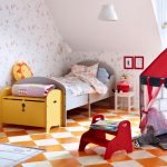 Podkrovní dětská ložnice