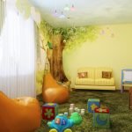 Playroom για δύο μικρά παιδιά
