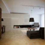 Obývacia izba v štýle minimalizmu